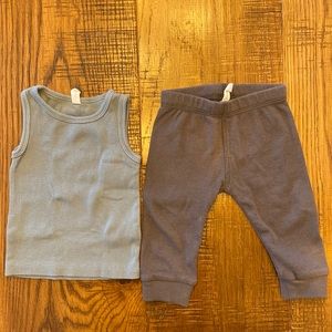 QUINCY MAE ribbed tank and pants